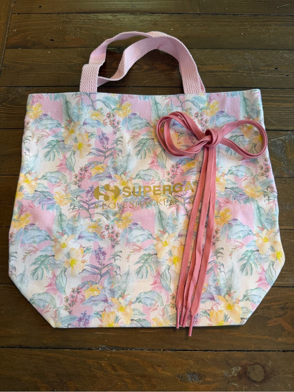 LoveShackFancy x Superga 2750 in Fruit Bliss Flowers Mix Floral Sneaker 7.5 38 - Picture 5 of 14